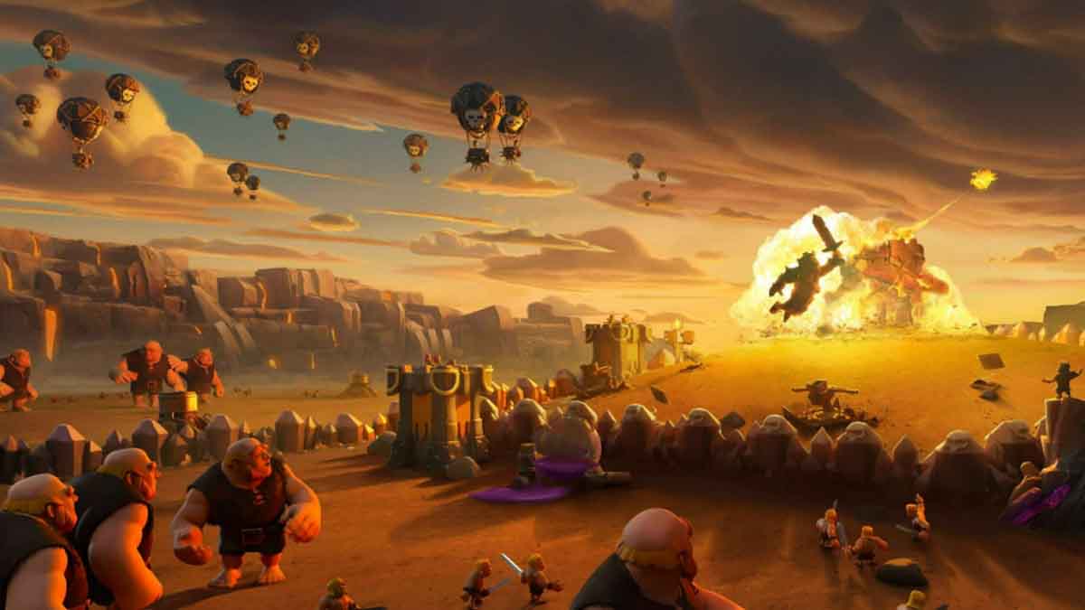 Clash of Clans İnşaatçı Üssü 4 Seviye Köy Düzeni