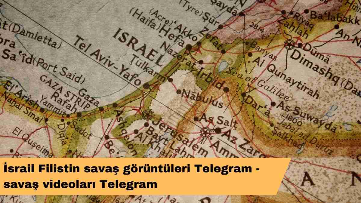 İsrail Filistin savaş görüntüleri Telegram