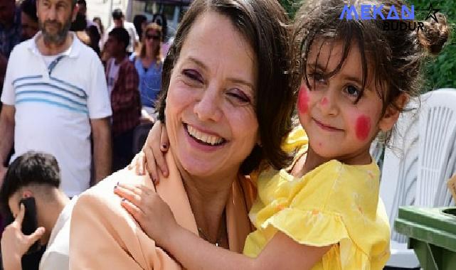 Başkan Kınay çocuklarla doyasıya eğlendi: Çocukların çocukluğunu yaşayabilmesi için daha çok çalışacağız
