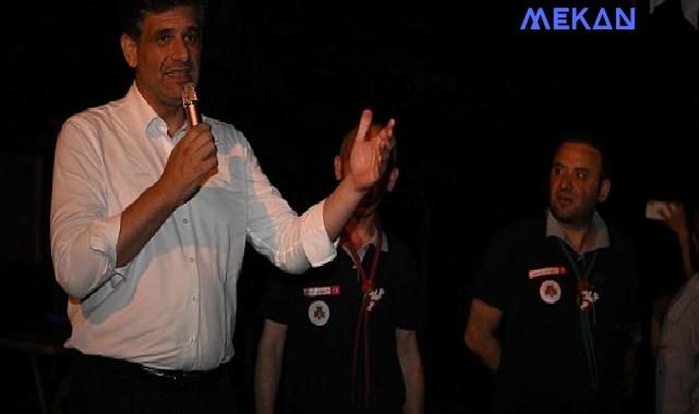 Kartepe Belediye Başkanı Av.M.Mustafa Kocaman, Kartepe Belediyespor İzcilerinin kampına katıldı