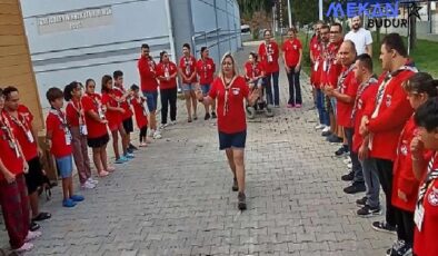 İzcilerin kamp mesaisi