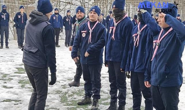 Kartepe ve Kocaeli İzcileri 2025 Mahalli Kış Kampı’nda Buluştu