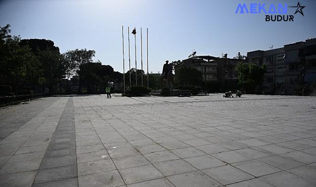 Atatürk Anıtı Yenilendi, Tören Alanı Güzelleşti